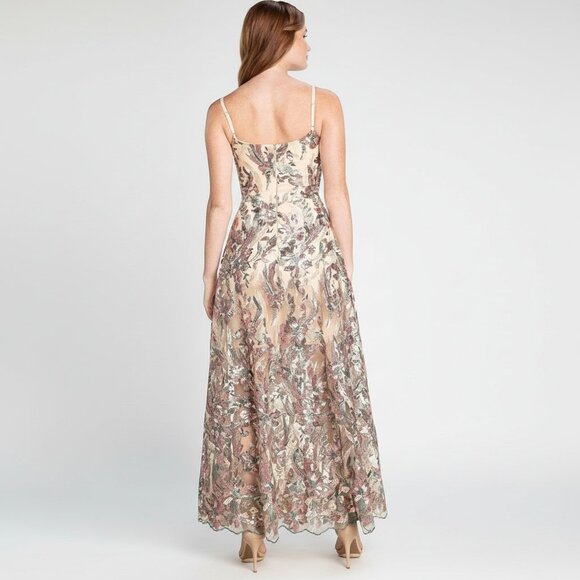 Dress The Population multi-color sequin dress, size L - Picture 2 of 2